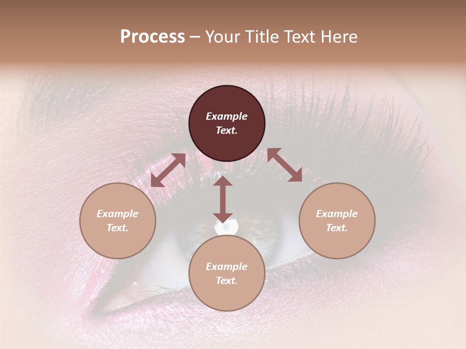 Black Eyeliner Mascara PowerPoint Template