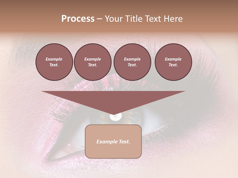Black Eyeliner Mascara PowerPoint Template