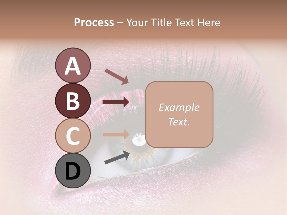 Black Eyeliner Mascara PowerPoint Template