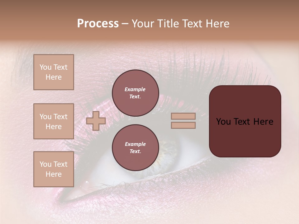 Black Eyeliner Mascara PowerPoint Template
