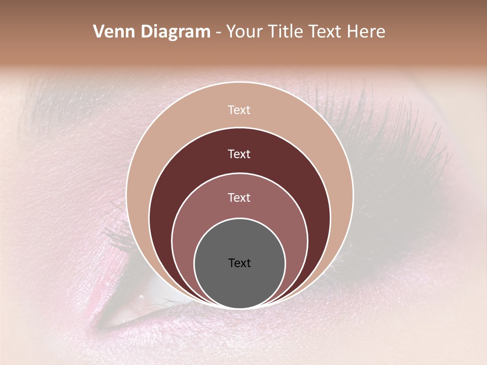 Black Eyeliner Mascara PowerPoint Template