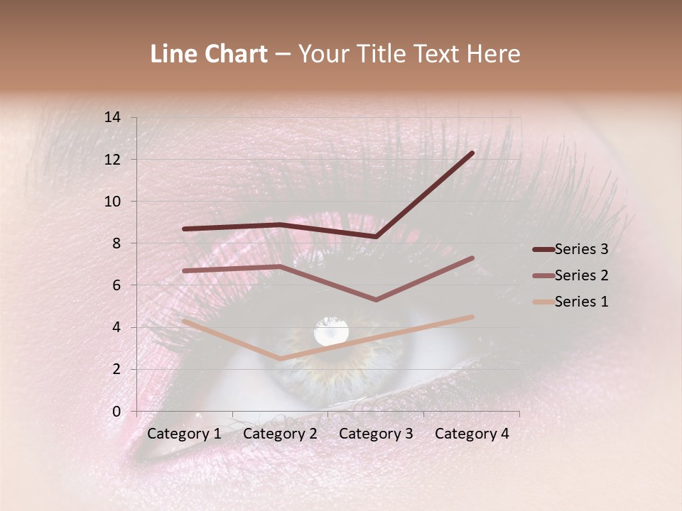 Black Eyeliner Mascara PowerPoint Template