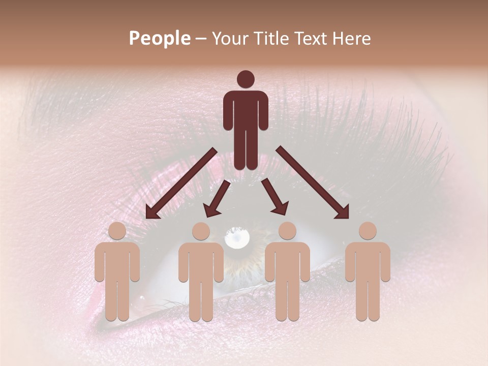 Black Eyeliner Mascara PowerPoint Template