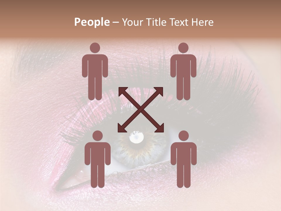 Black Eyeliner Mascara PowerPoint Template