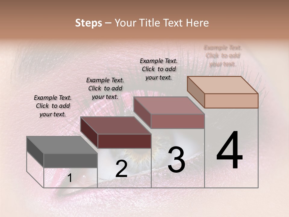 Black Eyeliner Mascara PowerPoint Template