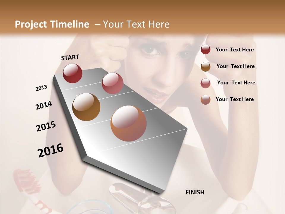 Beauty Spot Beautiful PowerPoint Template