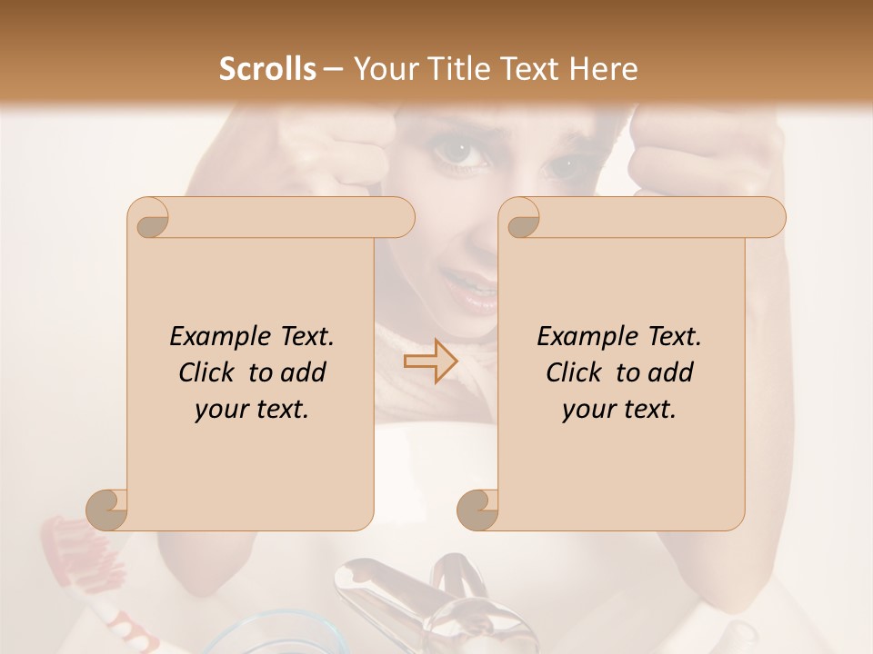 Beauty Spot Beautiful PowerPoint Template