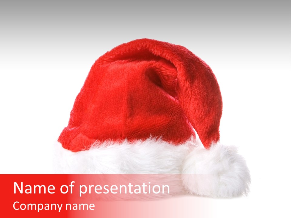 Fluffy Isolated December PowerPoint Template