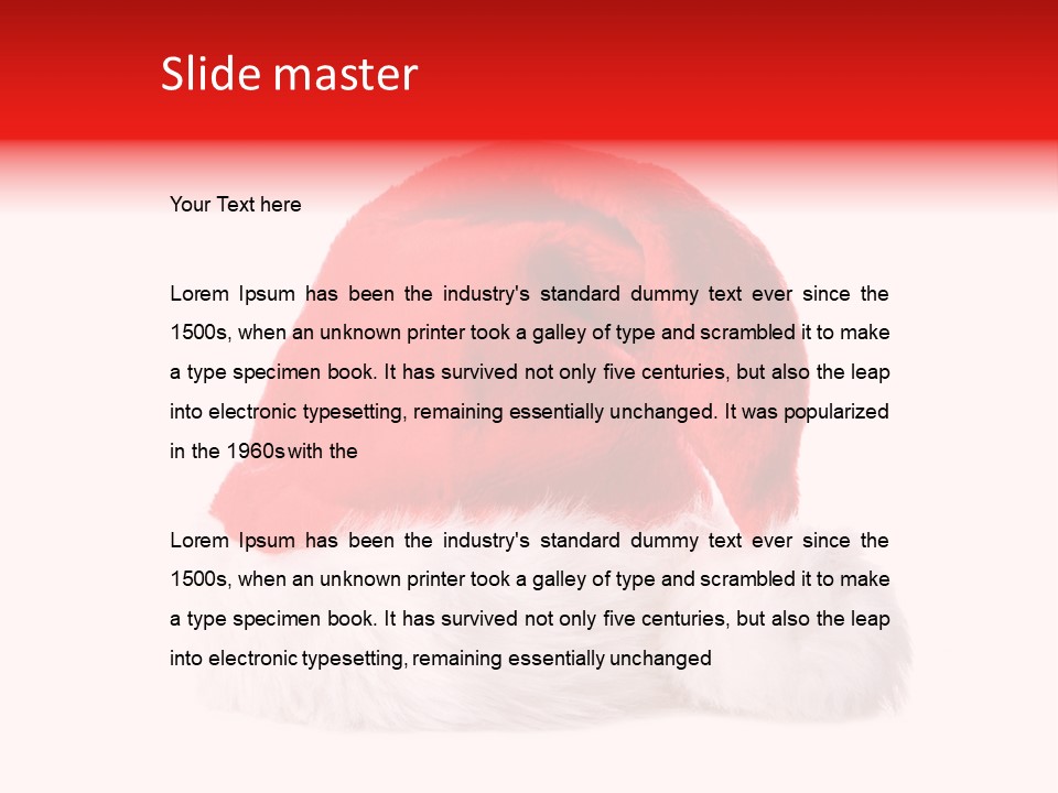 Fluffy Isolated December PowerPoint Template