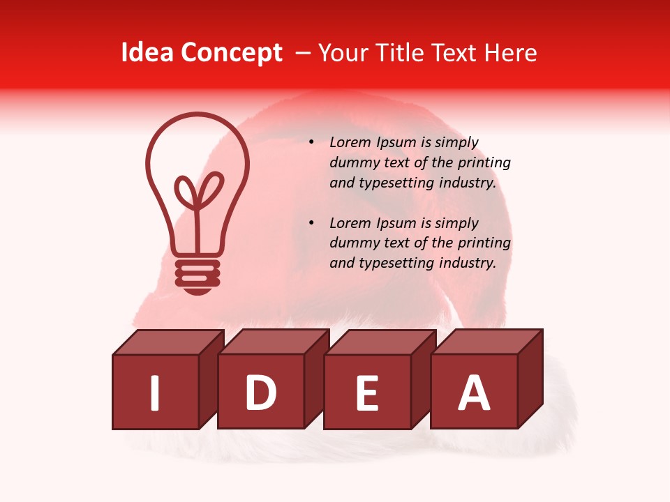 Fluffy Isolated December PowerPoint Template