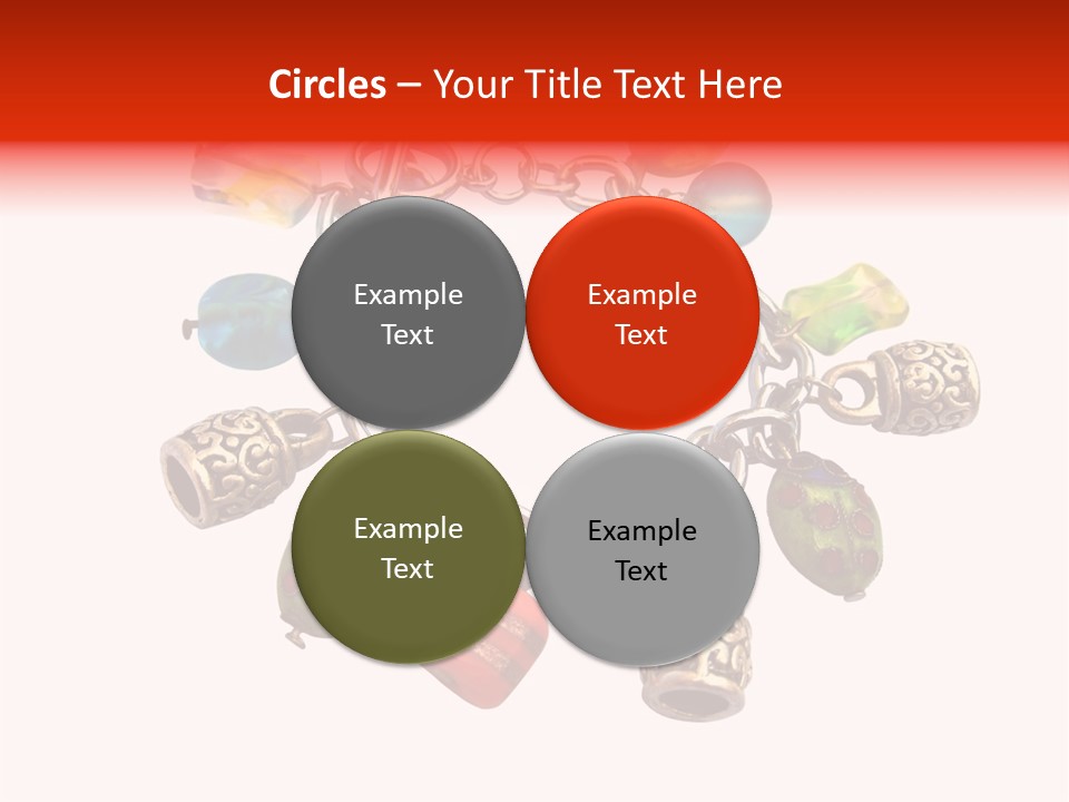 Armlet Gem Decoration PowerPoint Template