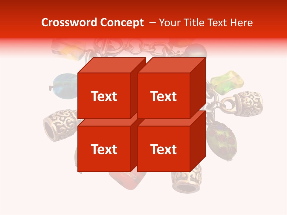 Armlet Gem Decoration PowerPoint Template