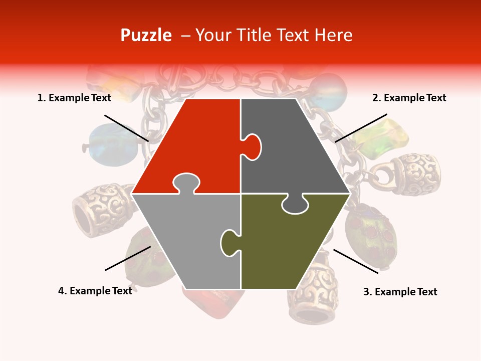 Armlet Gem Decoration PowerPoint Template