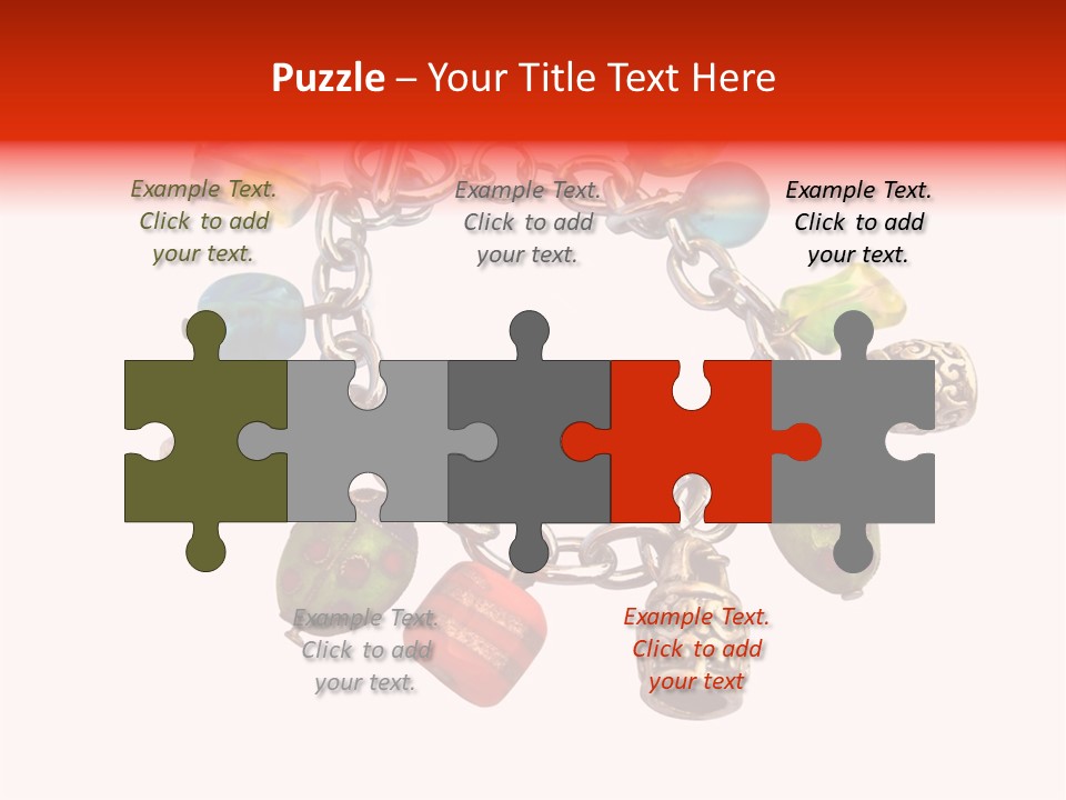 Armlet Gem Decoration PowerPoint Template