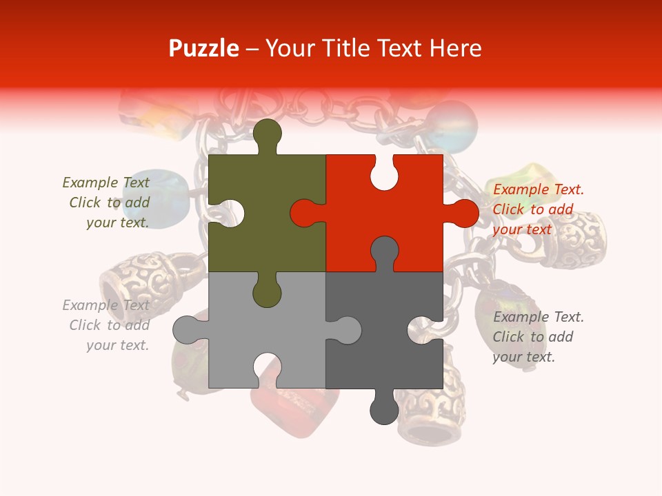 Armlet Gem Decoration PowerPoint Template