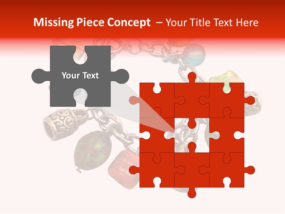 Armlet Gem Decoration PowerPoint Template