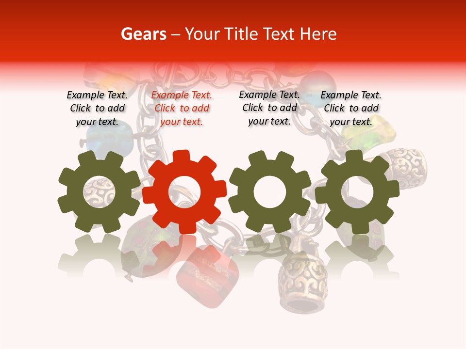 Armlet Gem Decoration PowerPoint Template