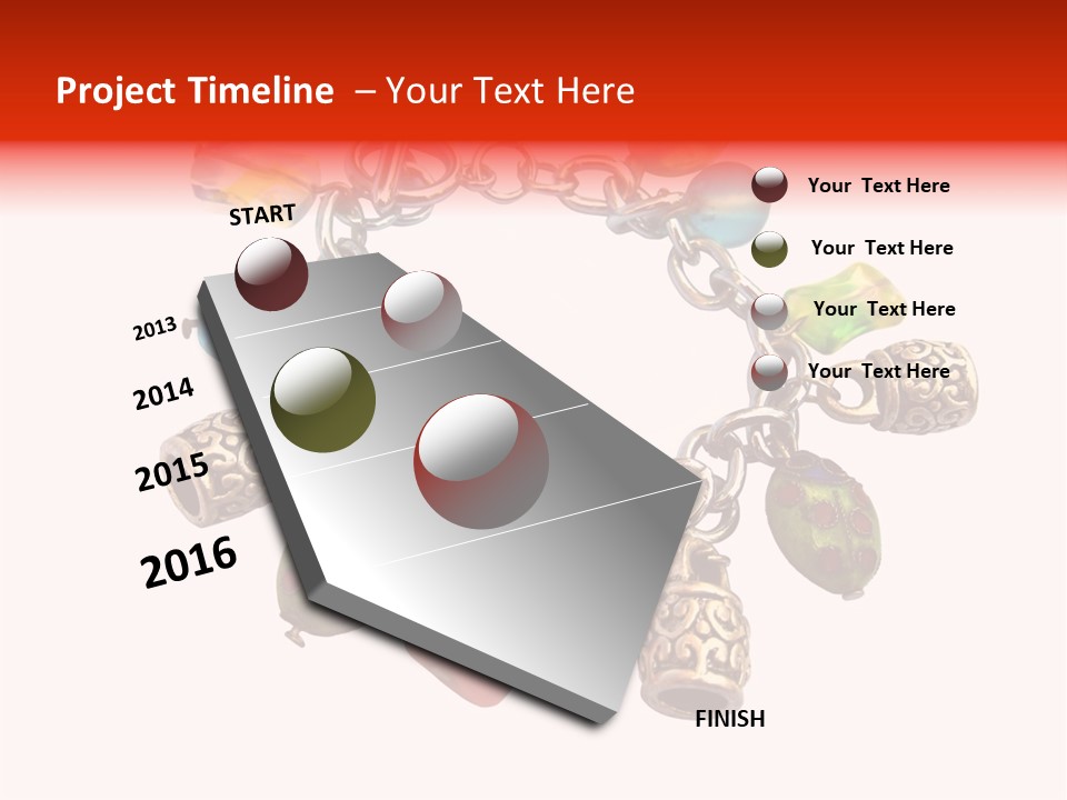 Armlet Gem Decoration PowerPoint Template