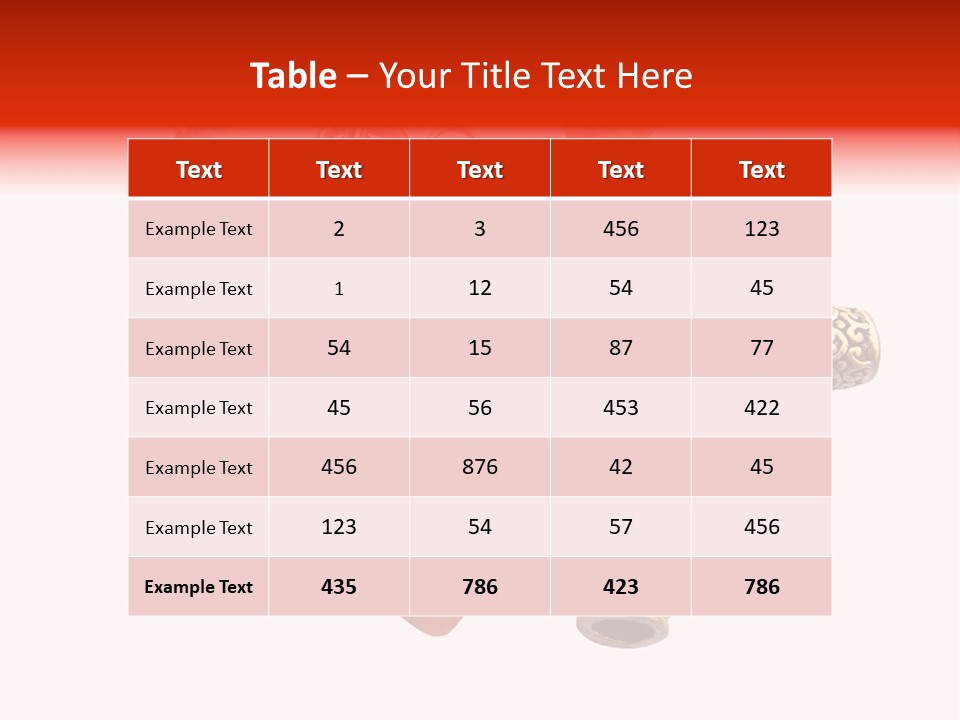 Armlet Gem Decoration PowerPoint Template