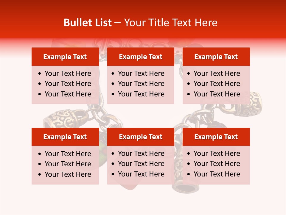 Armlet Gem Decoration PowerPoint Template