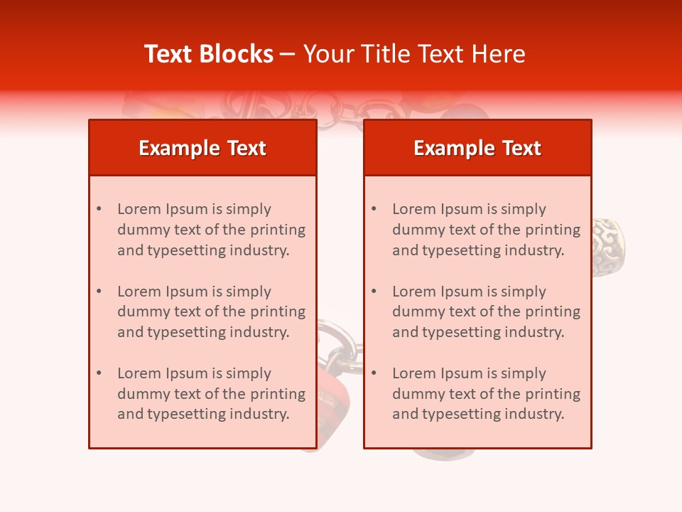 Armlet Gem Decoration PowerPoint Template