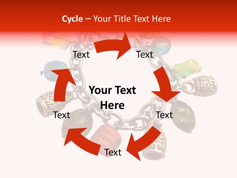 Armlet Gem Decoration PowerPoint Template