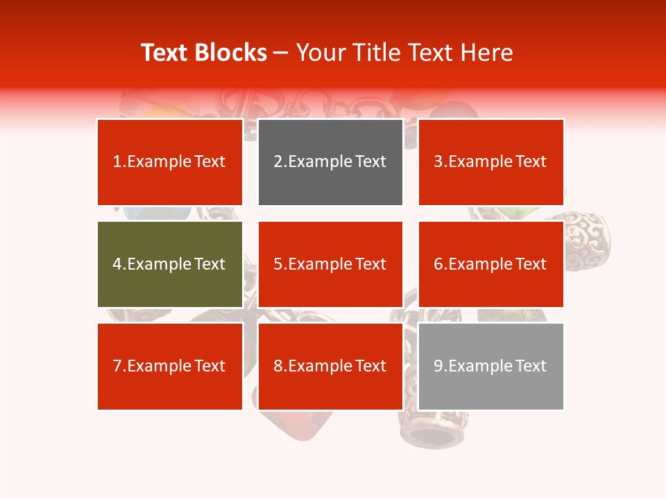 Armlet Gem Decoration PowerPoint Template