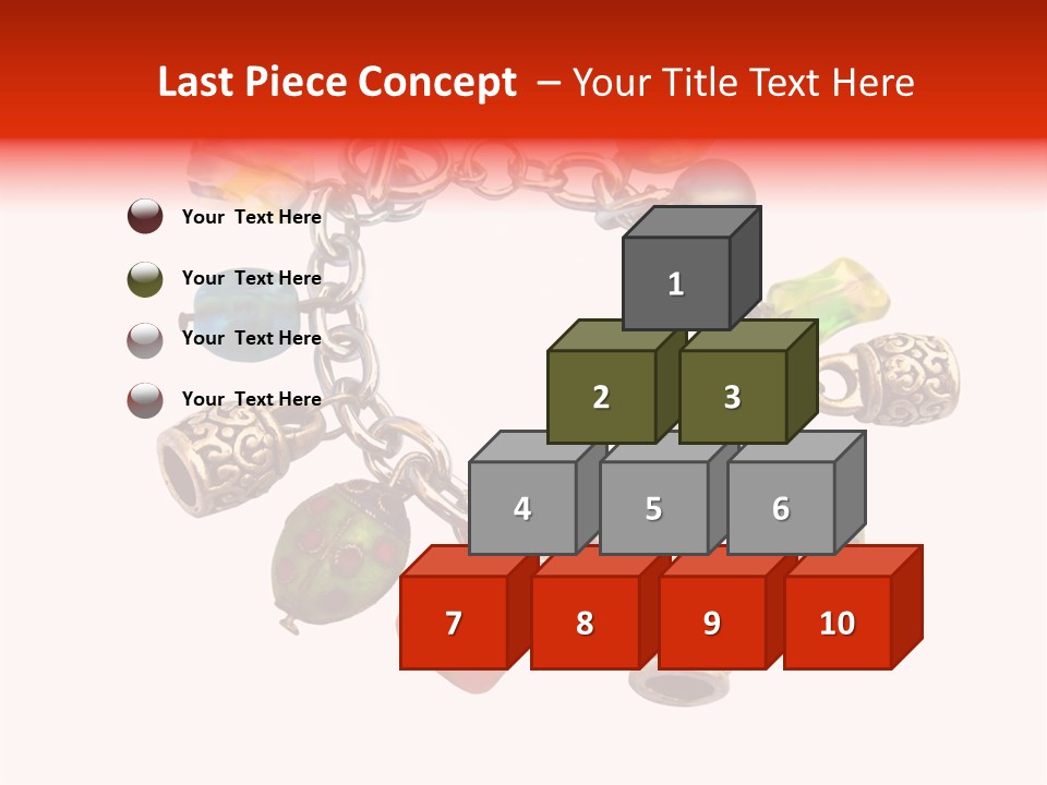 Armlet Gem Decoration PowerPoint Template