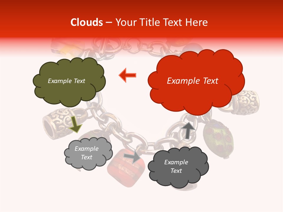 Armlet Gem Decoration PowerPoint Template