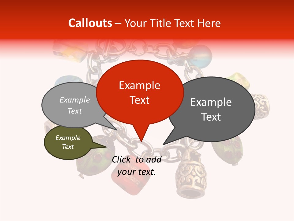 Armlet Gem Decoration PowerPoint Template