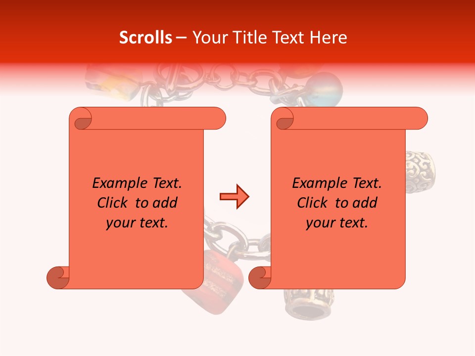 Armlet Gem Decoration PowerPoint Template