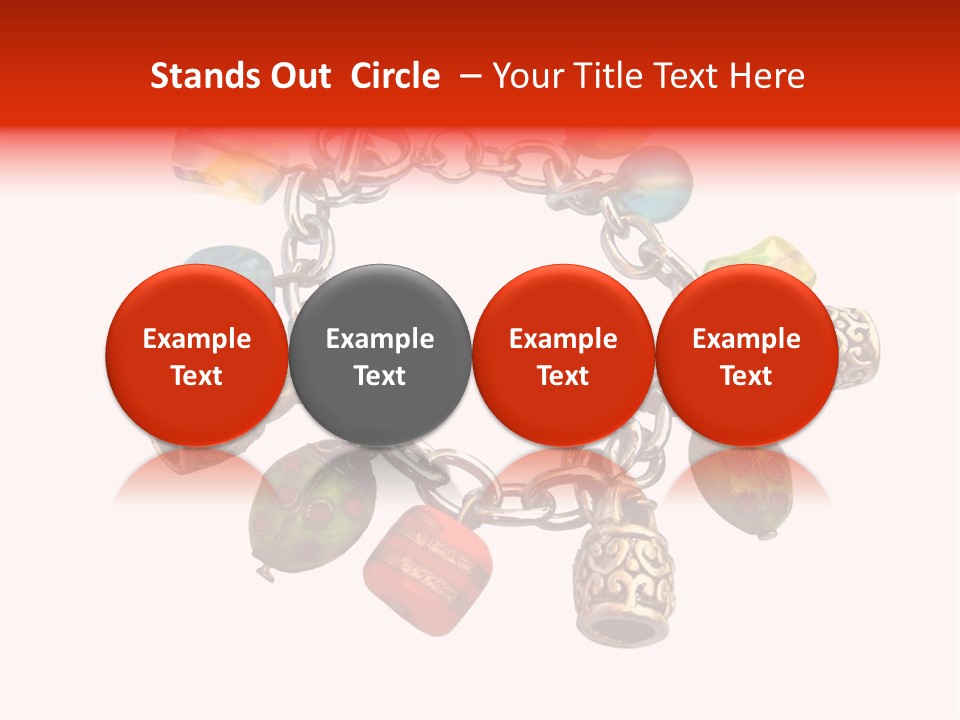 Armlet Gem Decoration PowerPoint Template