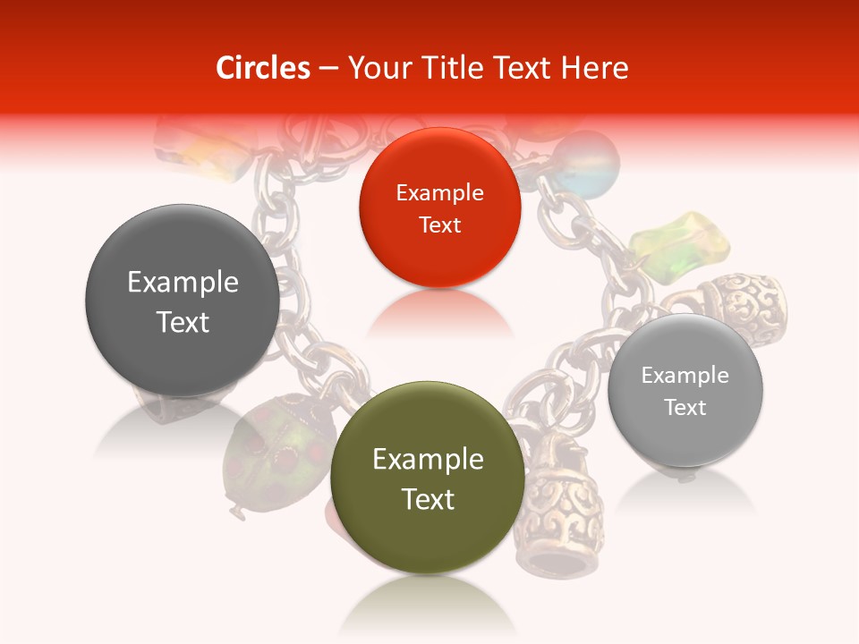 Armlet Gem Decoration PowerPoint Template