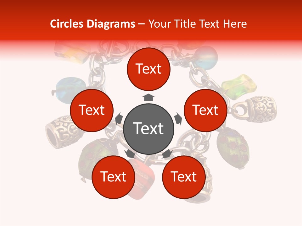 Armlet Gem Decoration PowerPoint Template