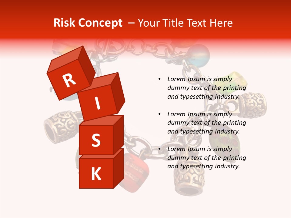 Armlet Gem Decoration PowerPoint Template