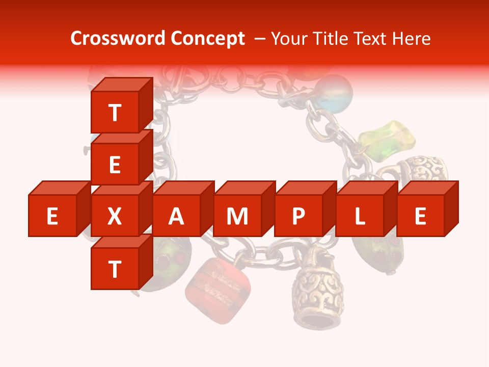 Armlet Gem Decoration PowerPoint Template