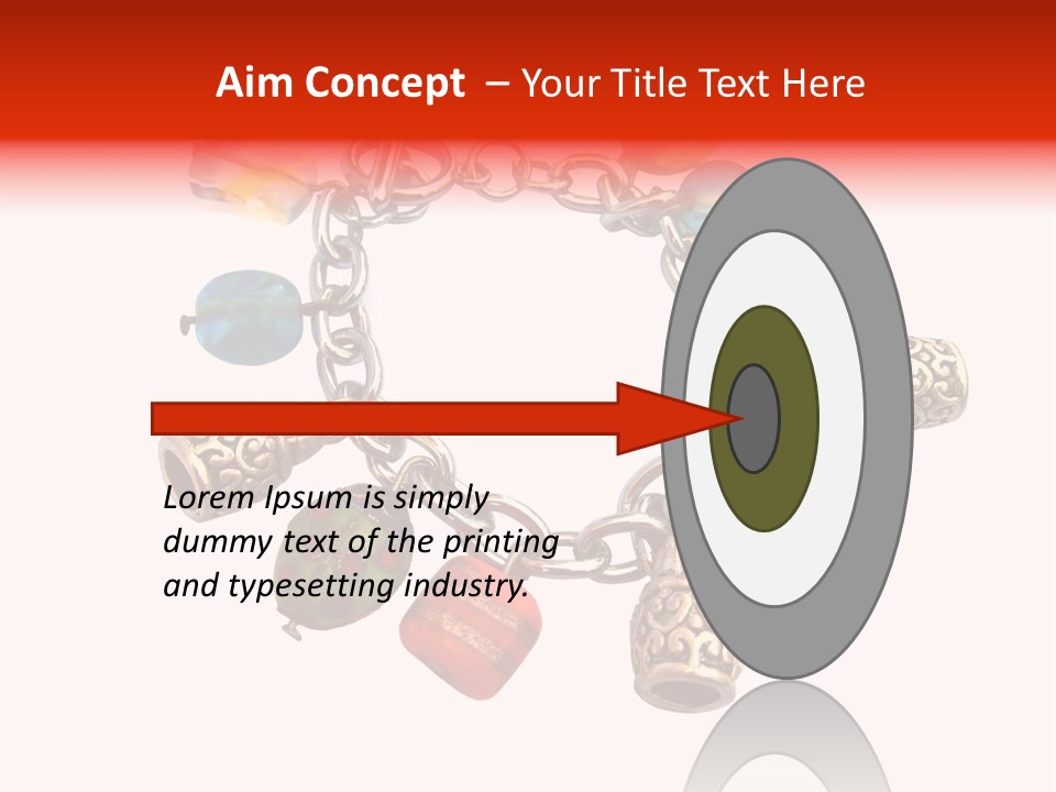 Armlet Gem Decoration PowerPoint Template