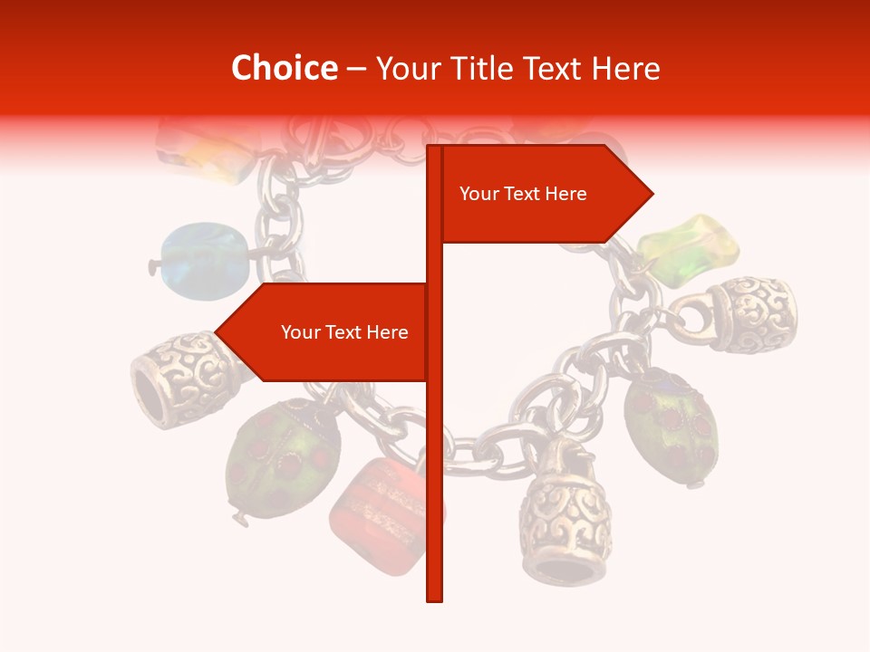 Armlet Gem Decoration PowerPoint Template