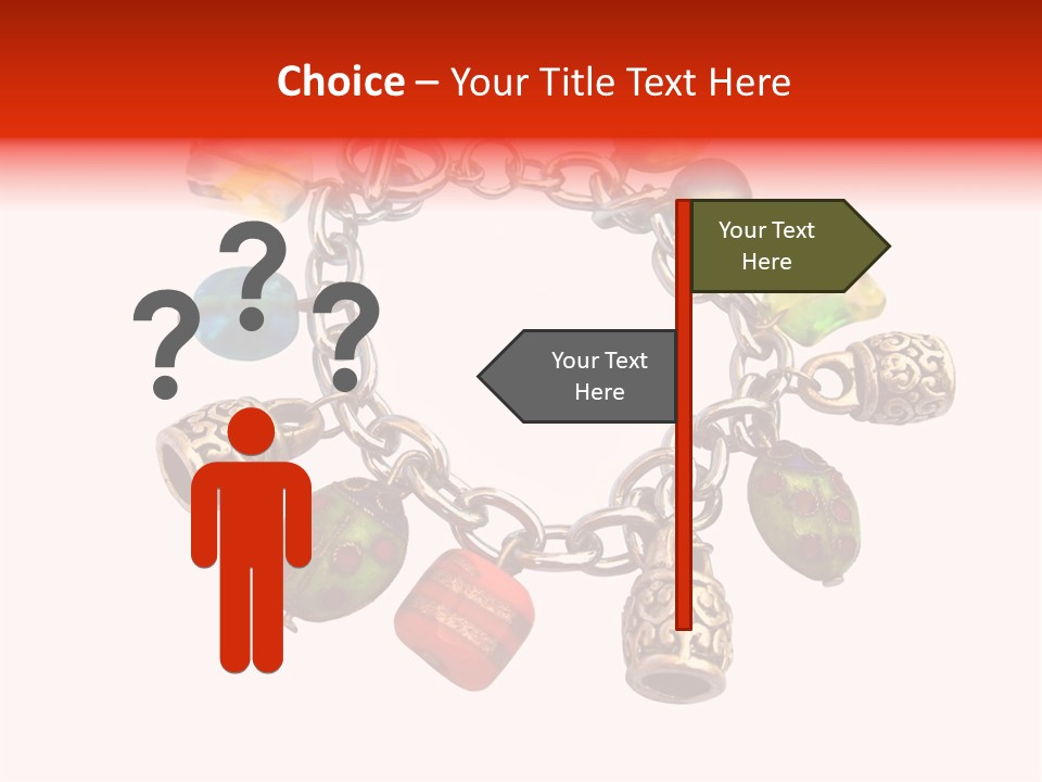 Armlet Gem Decoration PowerPoint Template