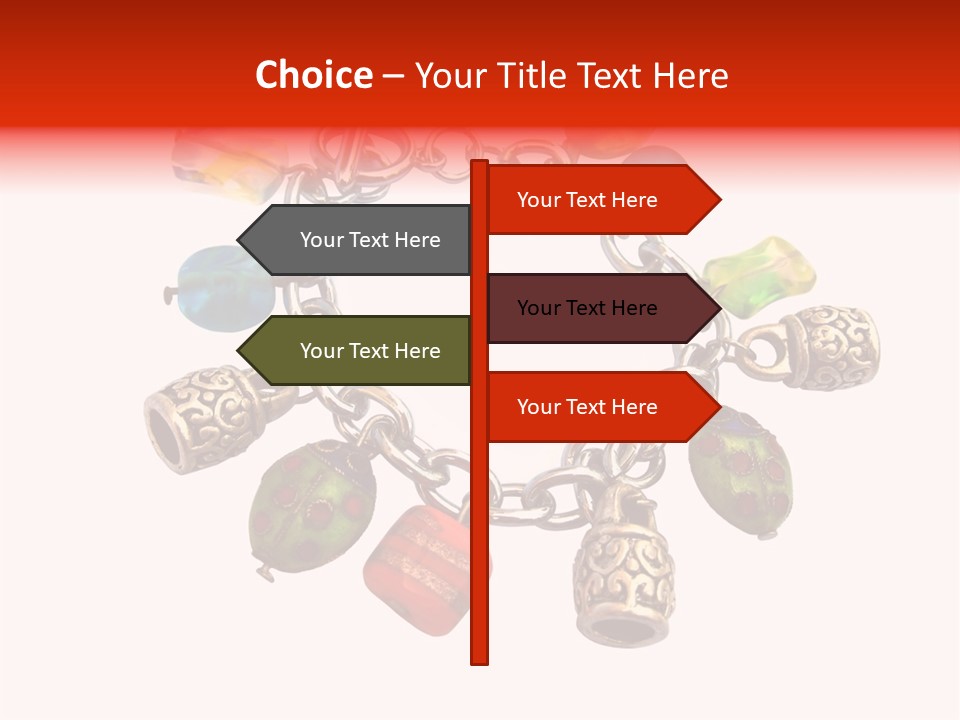 Armlet Gem Decoration PowerPoint Template