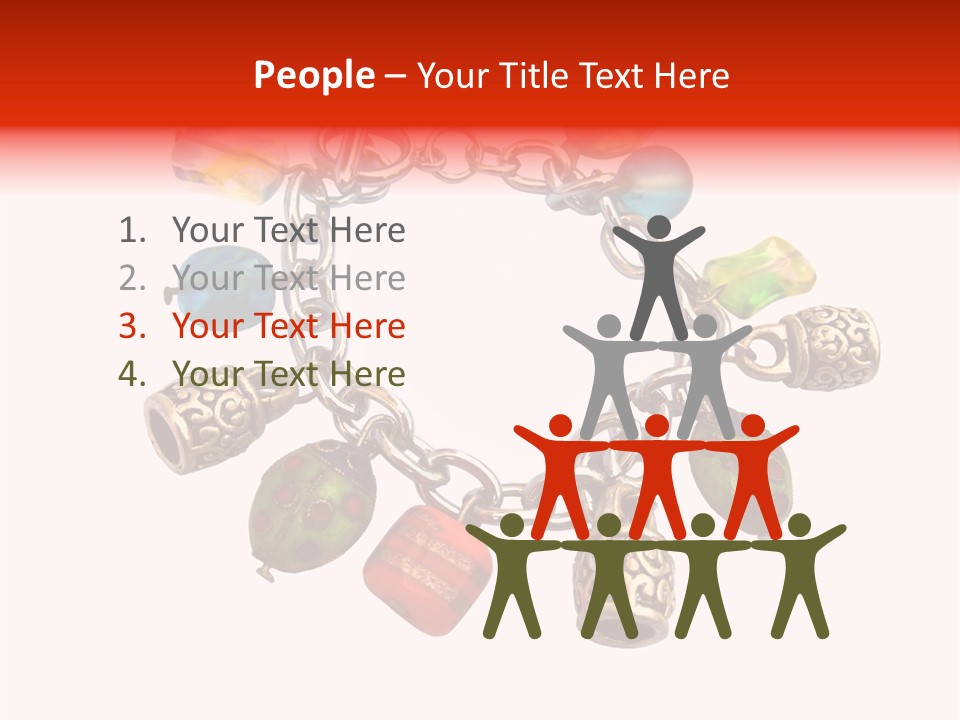 Armlet Gem Decoration PowerPoint Template