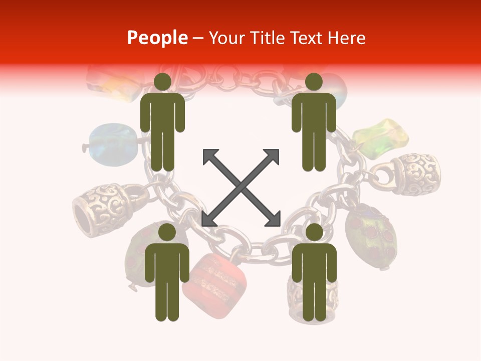 Armlet Gem Decoration PowerPoint Template