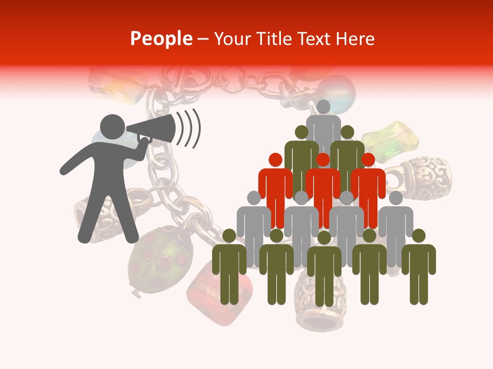 Armlet Gem Decoration PowerPoint Template