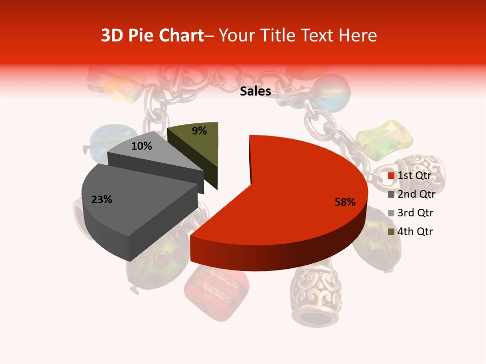 Armlet Gem Decoration PowerPoint Template