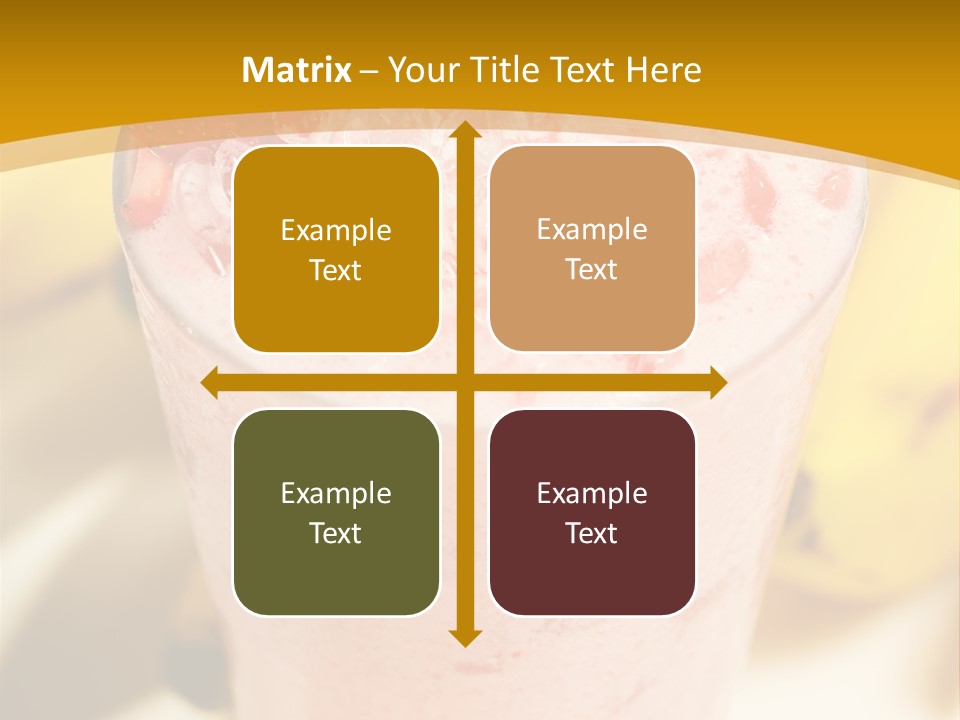Slice Sweet Glass PowerPoint Template