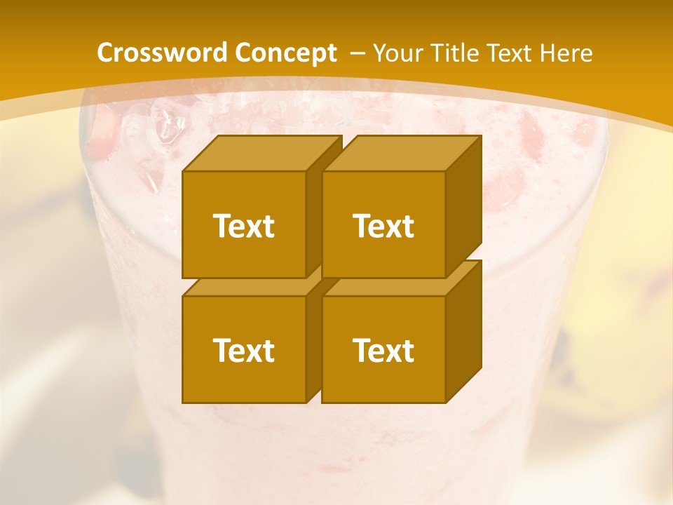 Slice Sweet Glass PowerPoint Template