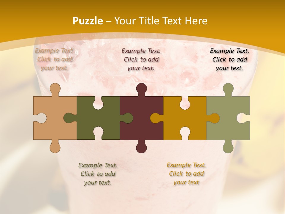 Slice Sweet Glass PowerPoint Template