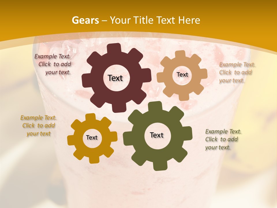 Slice Sweet Glass PowerPoint Template