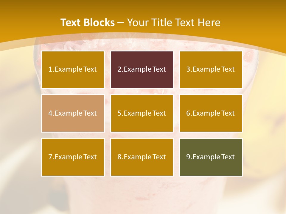 Slice Sweet Glass PowerPoint Template