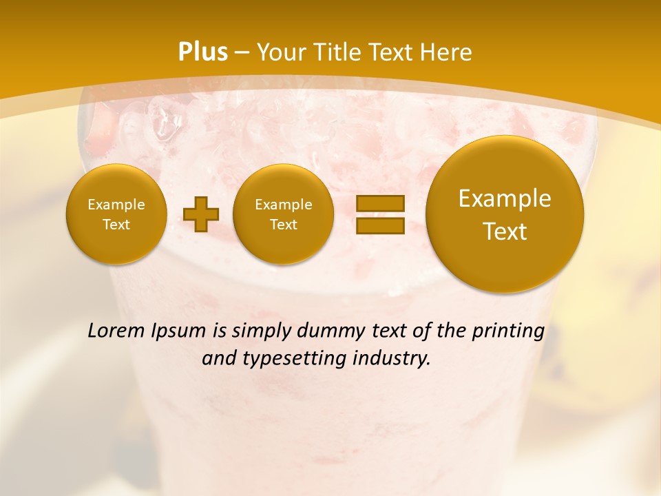 Slice Sweet Glass PowerPoint Template